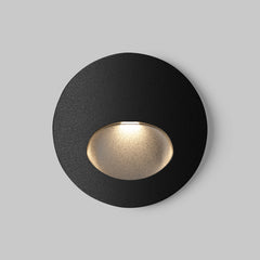 LED stair light ULT 3W, 3000K, 30°, IP54, Ø70mm, black