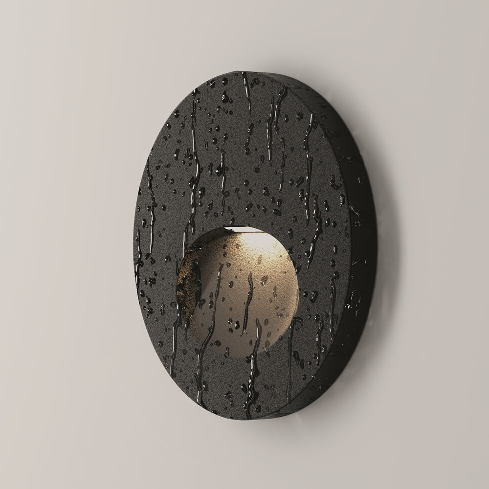 LED stair light ULT 3W, 3000K, 30°, IP54, Ø70mm, black