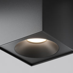 Surface light ULT, MR16, 90x90x115mm, IP65, square, black
