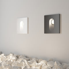 LED stair light ULT 3W, 3000K, 30°, IP54, 70x70mm, white