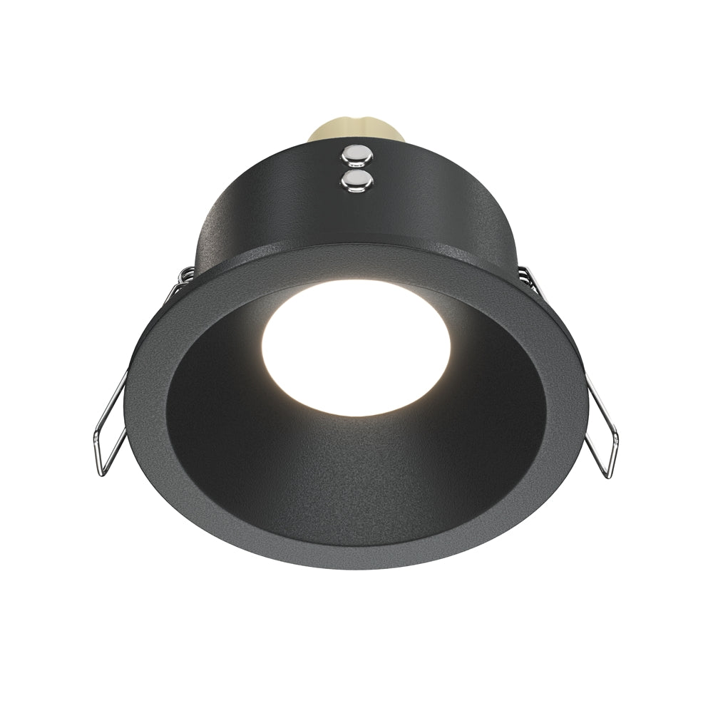 Recessed light ULT, MR16, Ø85x45mm, IP65, round, black