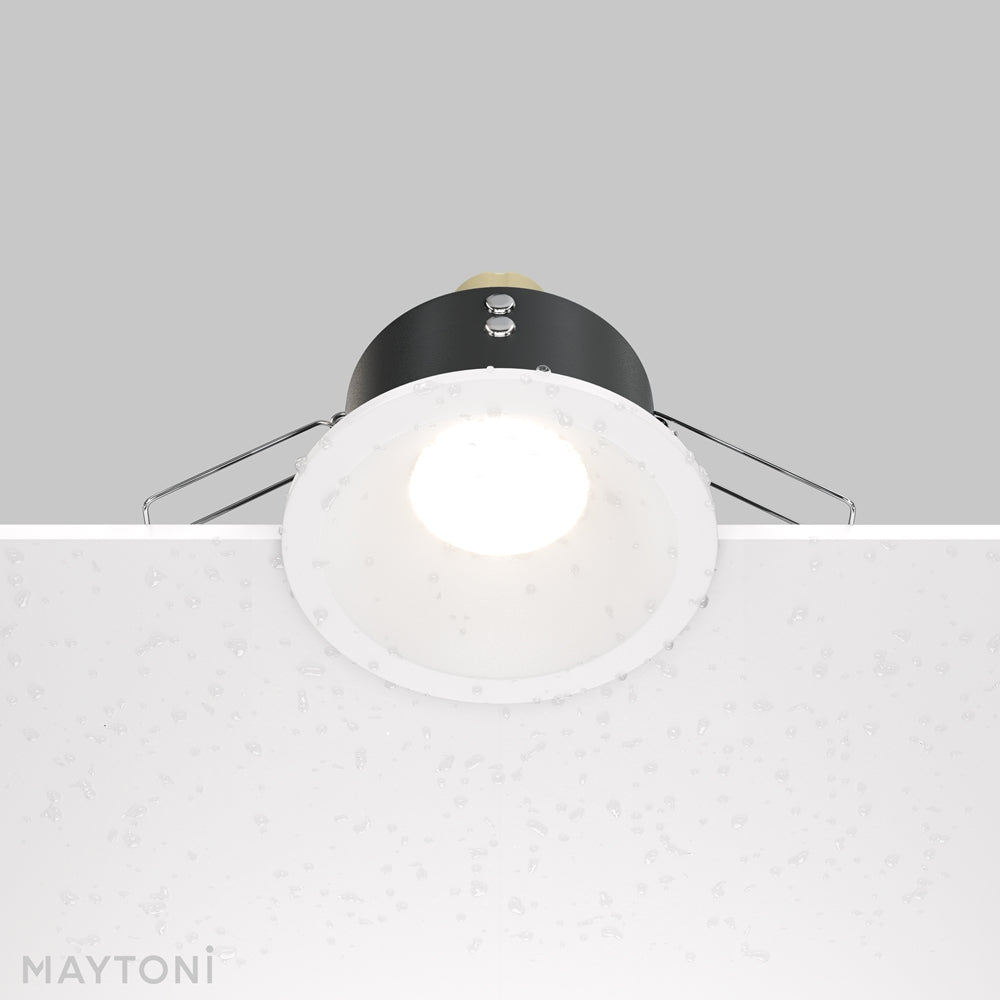 Recessed light ULT, MR16, Ø85x45mm, IP65, round, white