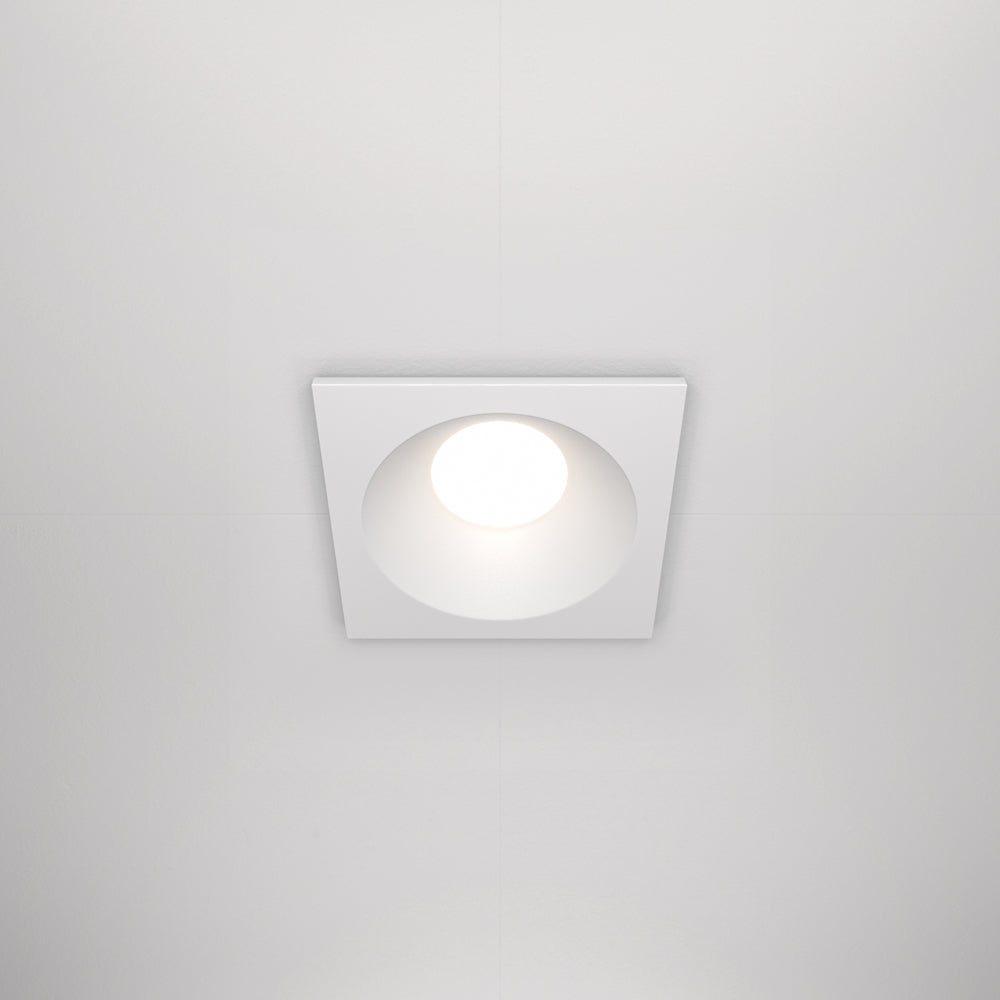 Recessed light ULT, GU10, 85x85x45mm, IP65, square, white