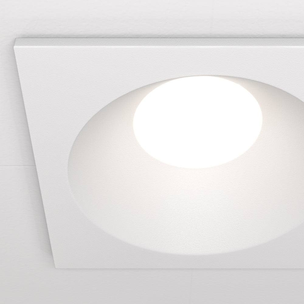 Recessed light ULT, GU10, 85x85x45mm, IP65, square, white