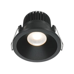 LED recessed light ULT, 6W, 420lm, 3000K, 60°, Ø60x60mm, IP65, black