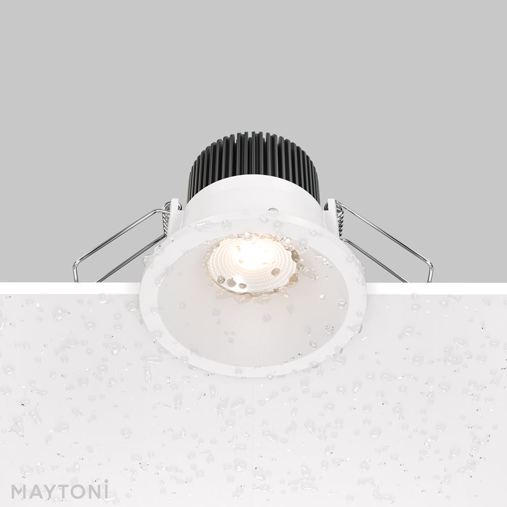 LED recessed light ULT, 6W, 420lm, 3000K, 60°, Ø60x60mm, IP65, white