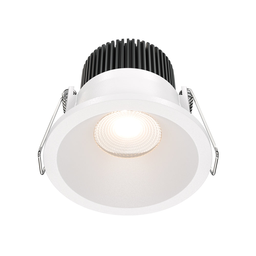 LED recessed light ULT, 12W, 890lm, 3000K, 60°, Ø85x85mm, Triac DIM, IP65, white