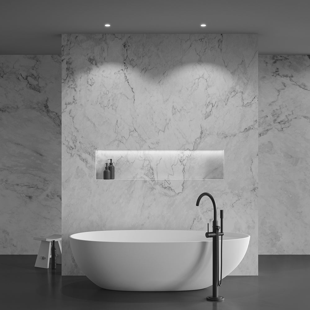 LED recessed light ULT, 6W, 420lm, 3000K, 60°, Ø60x60mm, IP65, black