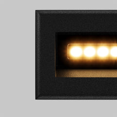 LED stair light ULT 3W, 3000K, IP65, 65°, 65x54x84mm, black
