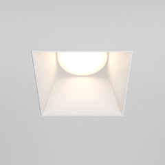 Recessed light ULT, MR16, 75×75(130)x55mm, trimless, square, white