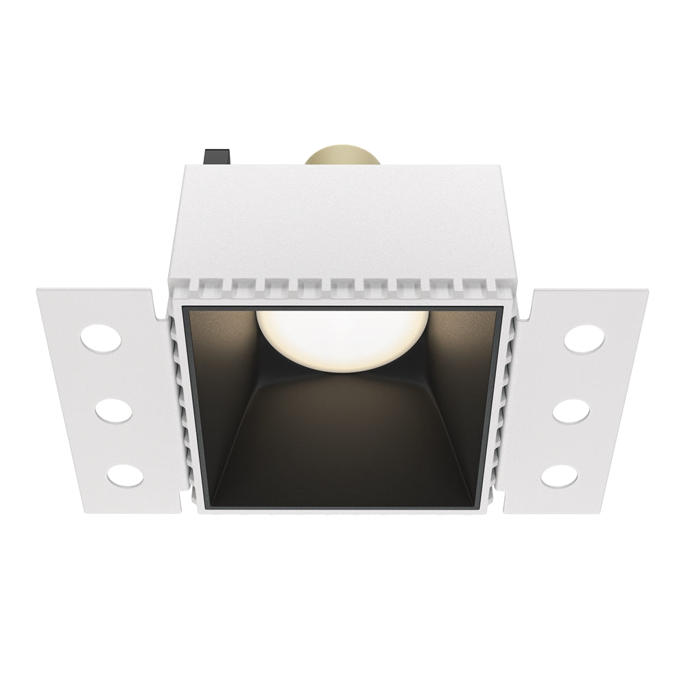 Recessed light ULT, MR16, 75×75(130)x55mm, trimless, square, black