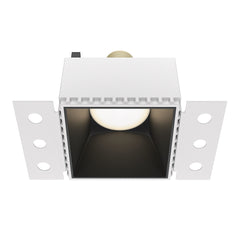Recessed light ULT, MR16, 75×75(130)x55mm, trimless, square, black