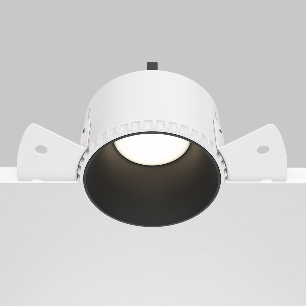 Recessed light ULT, MR16, Ø75(140)x55mm, trimless round, black