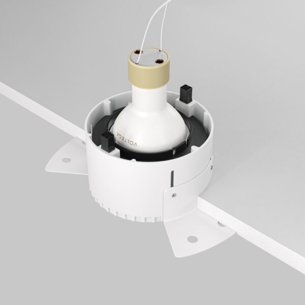 Recessed light ULT, MR16, Ø75(140)x55mm, trimless round, black