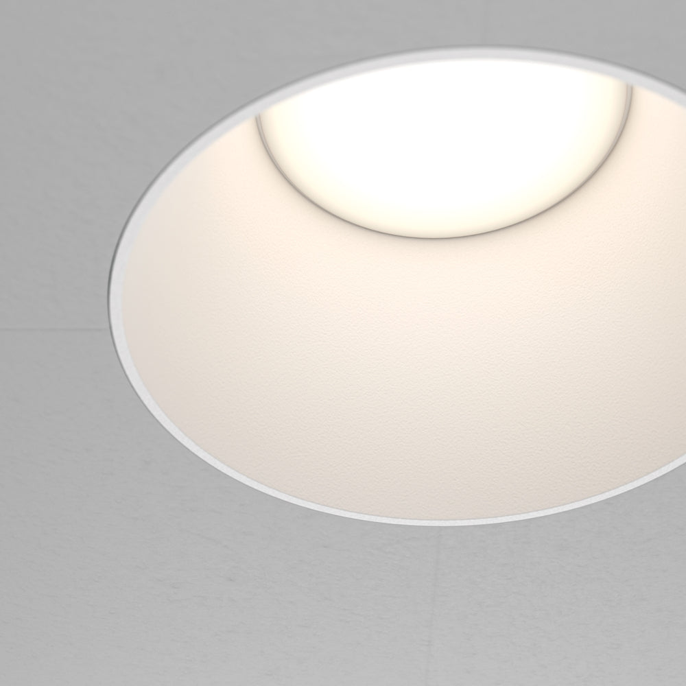Recessed light ULT, GU10, Ø75(140)x55mm, trimless, round, white