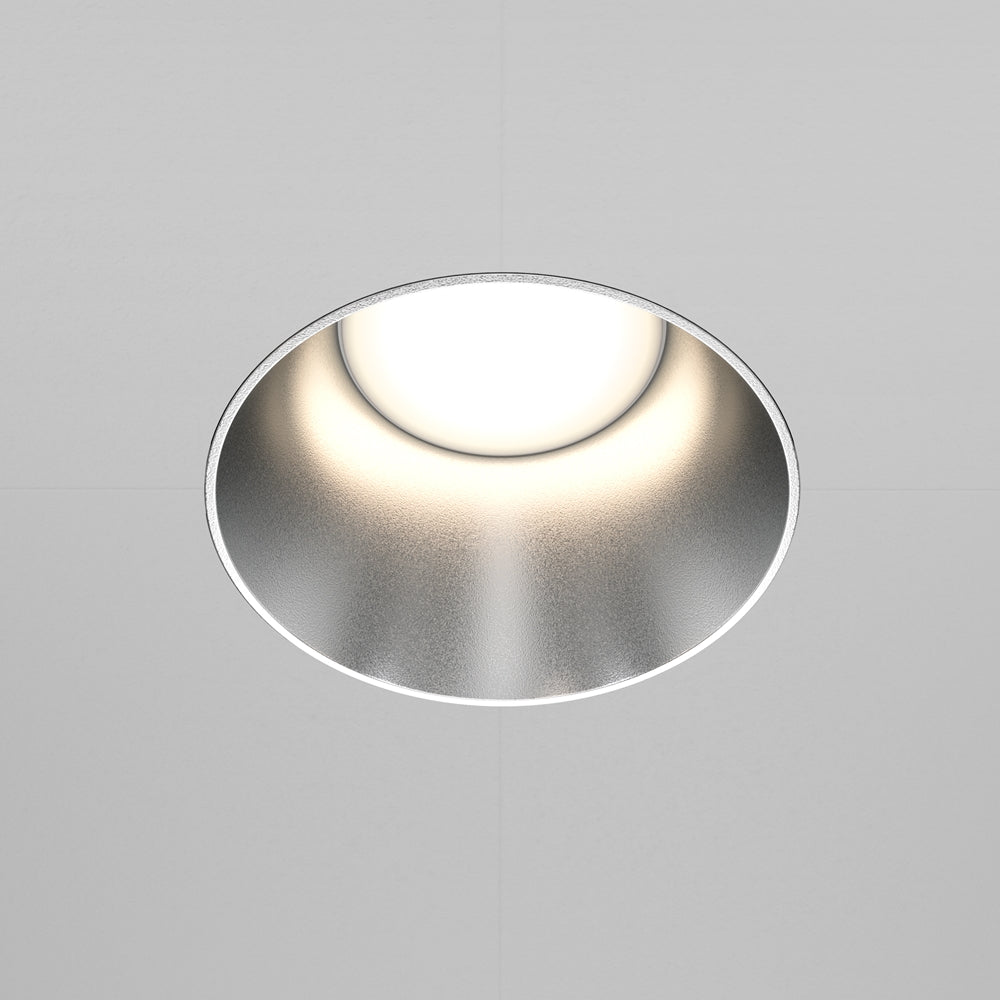 Recessed light ULT, MR16, Ø75(140)x55mm, trimless, round, silver