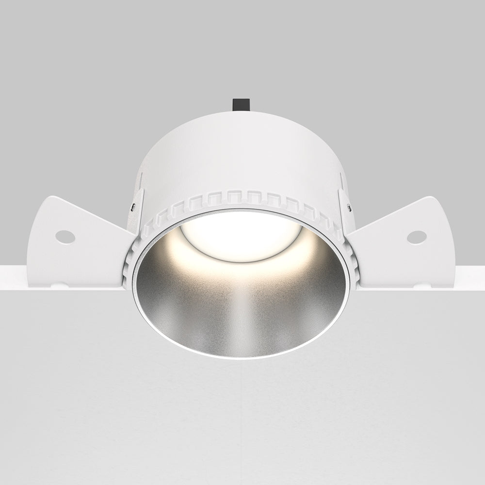 Recessed light ULT, MR16, Ø75(140)x55mm, trimless, round, silver