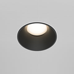 Recessed light ULT, MR16, Ø75(102)x37mm, trimless, round, black