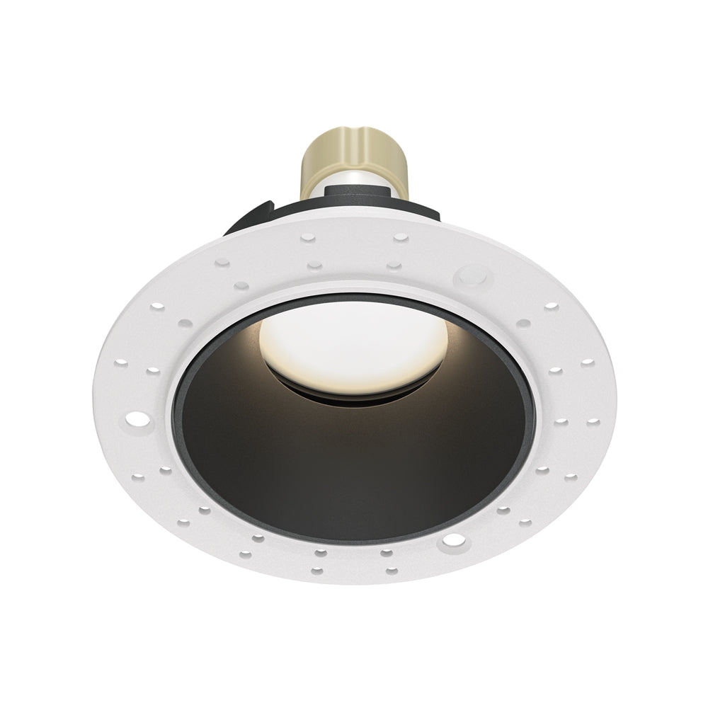 Recessed light ULT, MR16, Ø75(102)x37mm, trimless, round, black