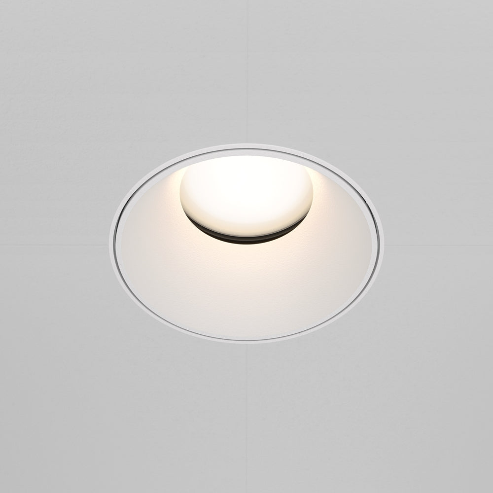 Recessed light ULT, MR16, Ø75(102)x37mm, trimless, round, white