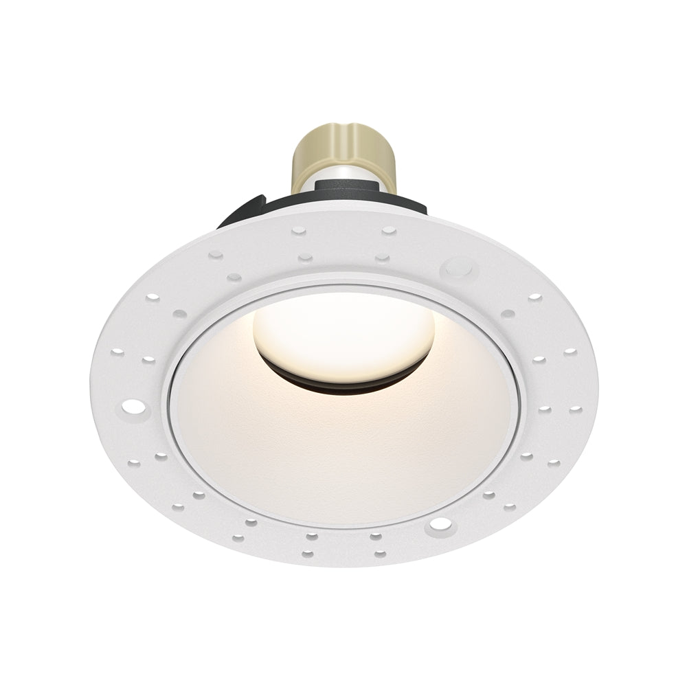 Recessed light ULT, MR16, Ø75(102)x37mm, trimless, round, white