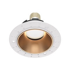 Recessed light ULT, MR16, Ø75(102)x37mm, trimless, round, gold
