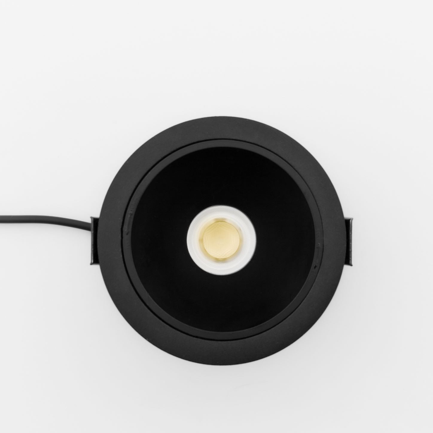 LED recessed light ULT 12W, 3000K, IP65, black