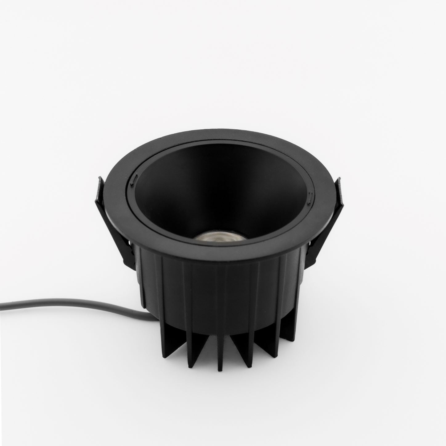 LED recessed light ULT 12W, 3000K, IP65, black