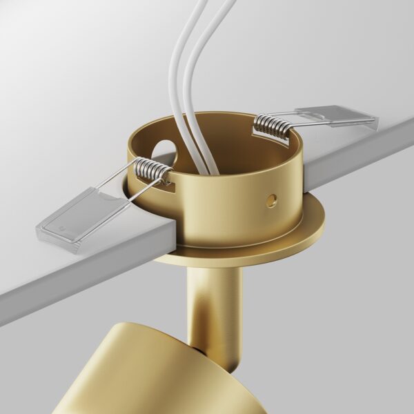 Recessed light directable ULT, ULT, gold