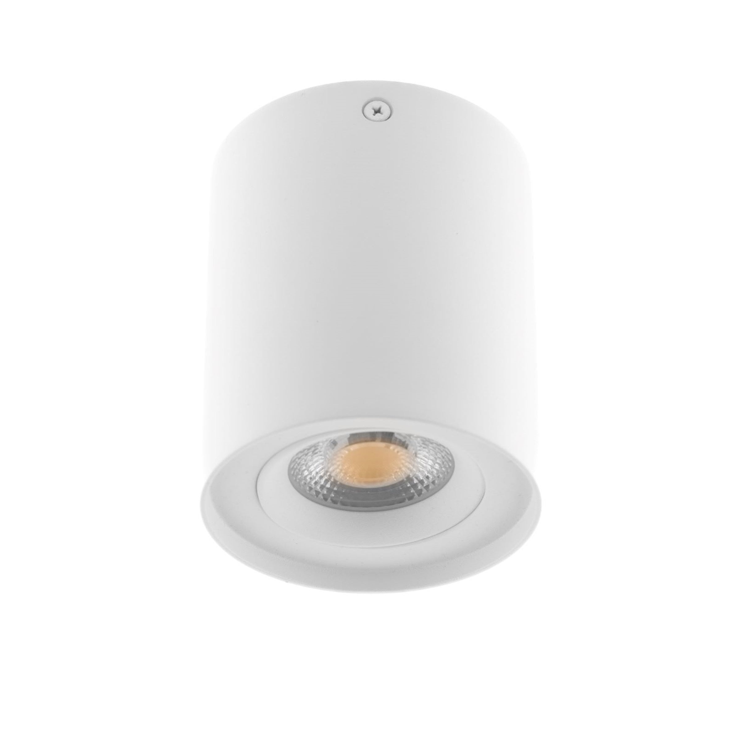 LED Surface light round redirectable ULT series, 10W, 60°, 3000K, Triac DIM, Ø90x108mm, IP54 in front, white