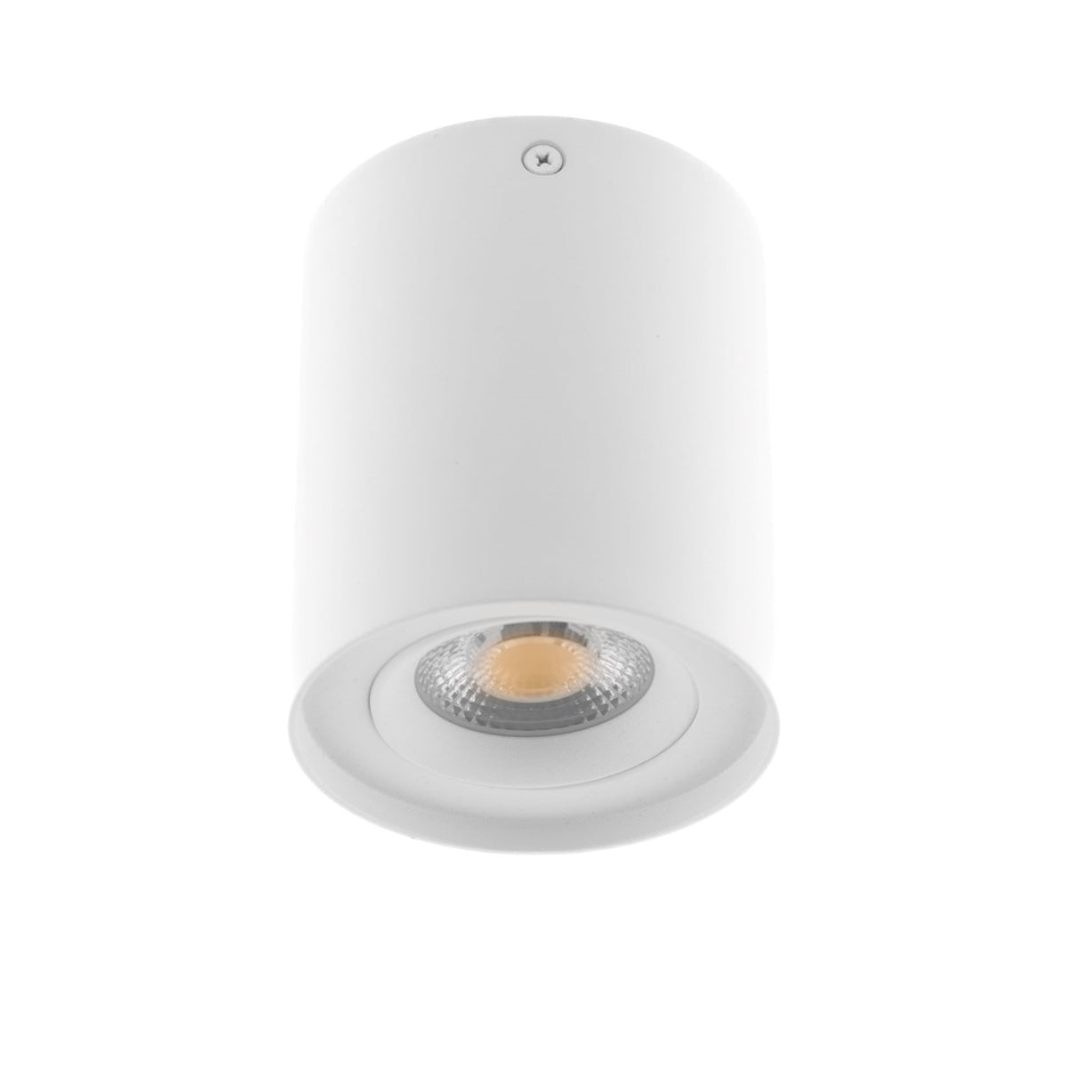 LED Surface light round redirectable ULT series, 10W, 60°, 3000K, Triac DIM, Ø90x108mm, IP54 in front, white
