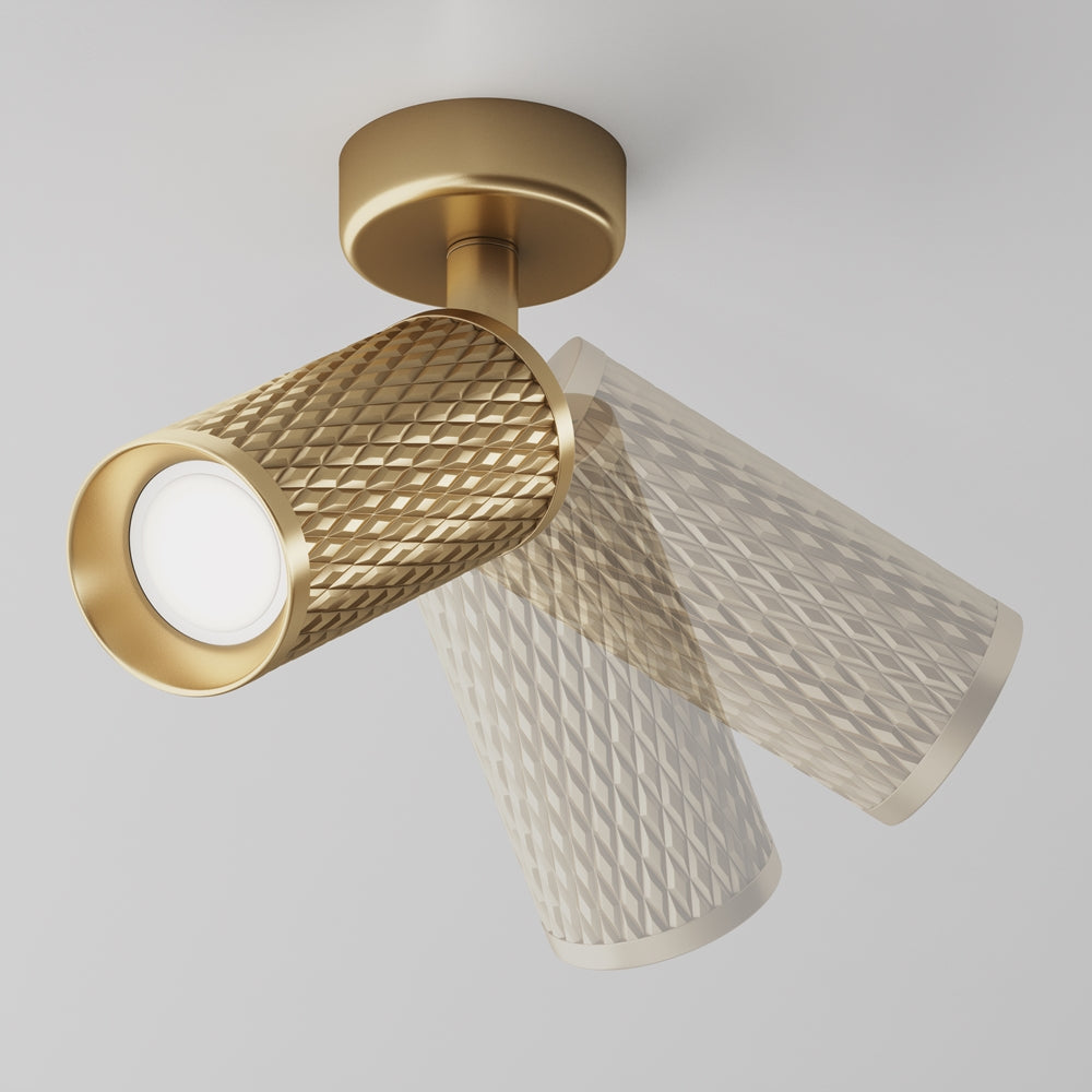 Ceiling light directable ULT Design, MR16, gold