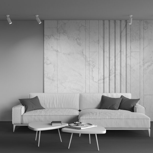 Ceiling light directable ULT Design, MR16, white