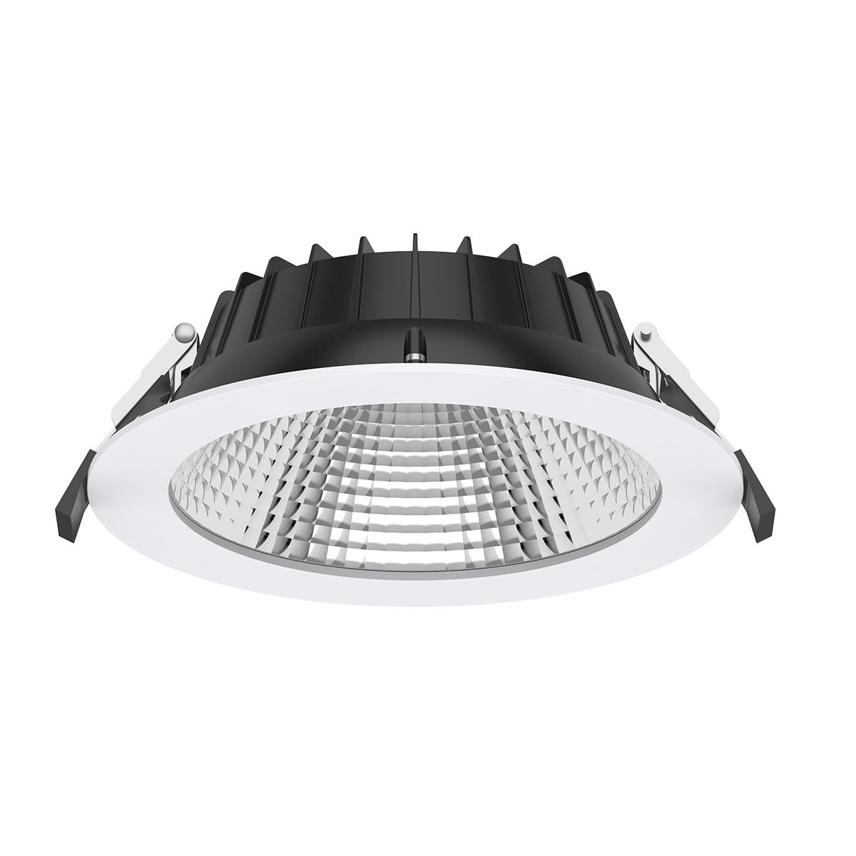 LED Recessed light ULT367 series, 18W, 4000K, 60°, UGR<19, IP54 (front), Triac DIM, Ø228x61mm, white
