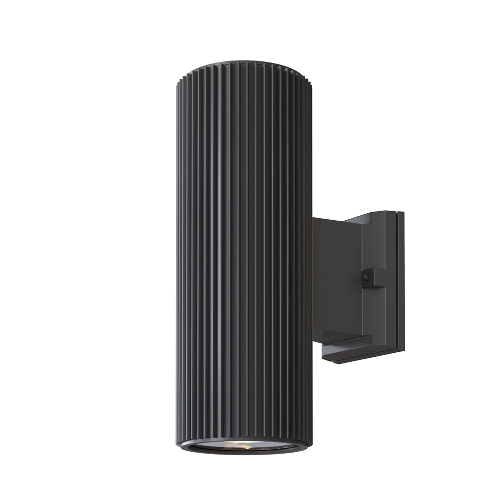 Outdoor wall light ULT E27x2, IP54, Ø95x260mm, grey
