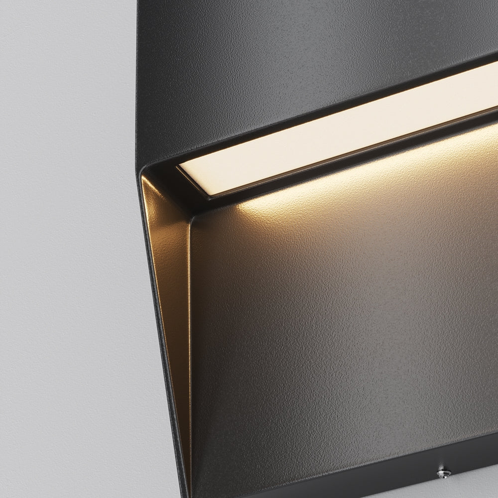 LED stair light ULT 3W, 3000K, 88°, IP54, 32x110x110mm, black