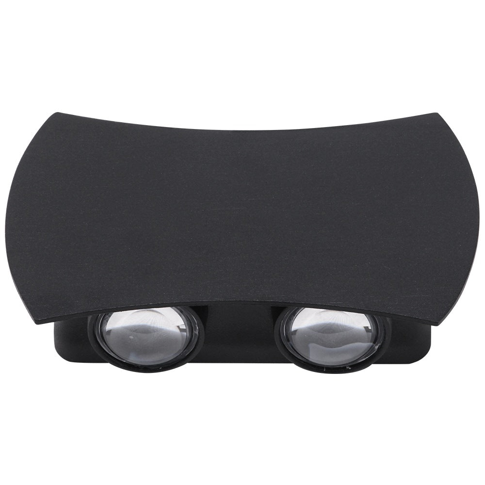 LED outdoor wall light ULT, 4x1W, 120°, 3000K, IP65, black