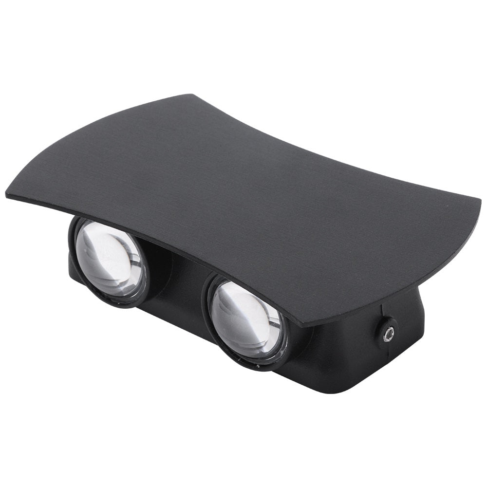LED outdoor wall light ULT, 4x1W, 120°, 3000K, IP65, black