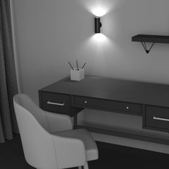 Wall light ULT, 2xMR16, black