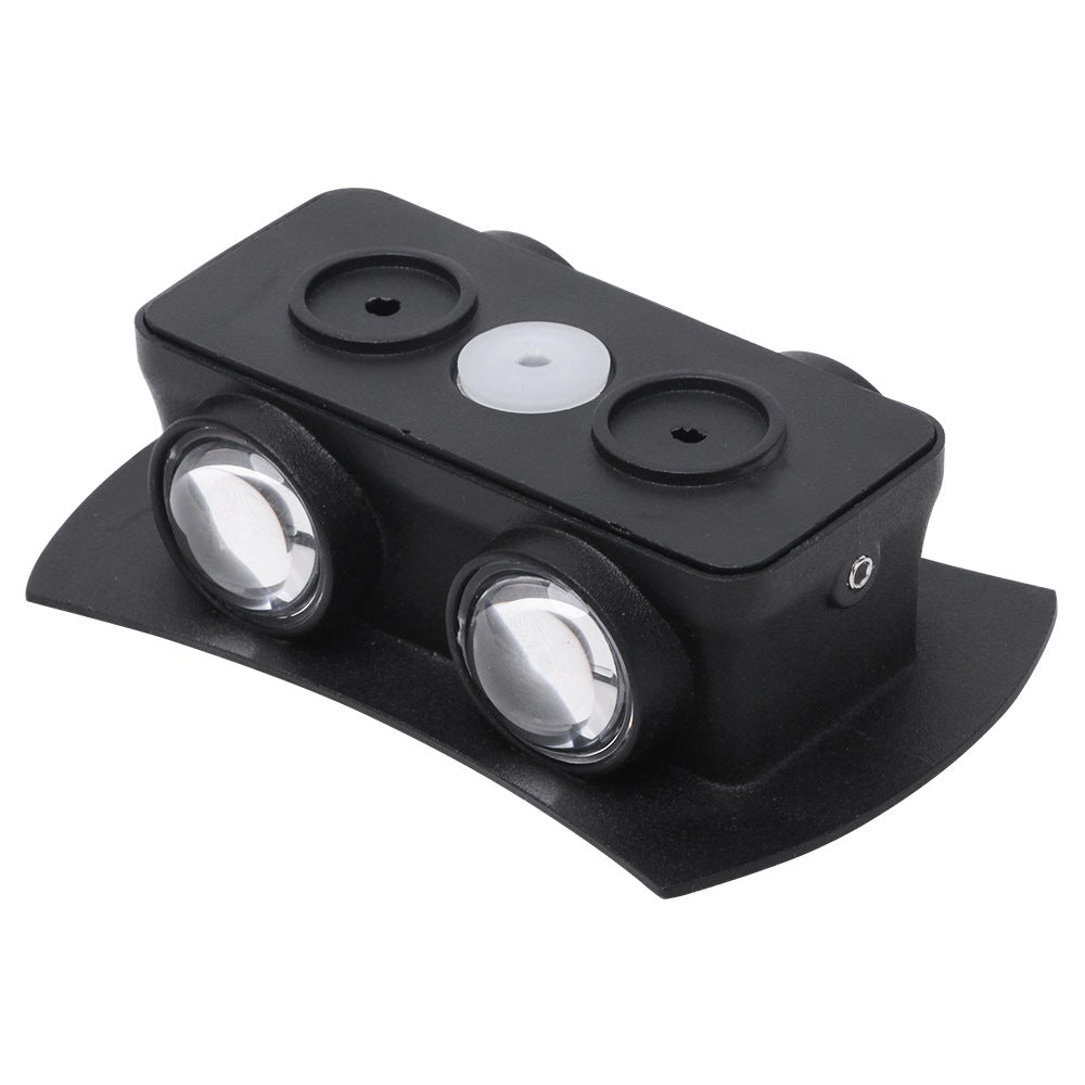 LED outdoor wall light ULT, 4x1W, 120°, 3000K, IP65, black