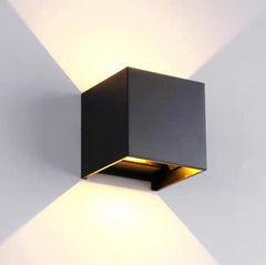 LED outdoor wall light ULT, 7W, 180°, 3000K, IP65, black