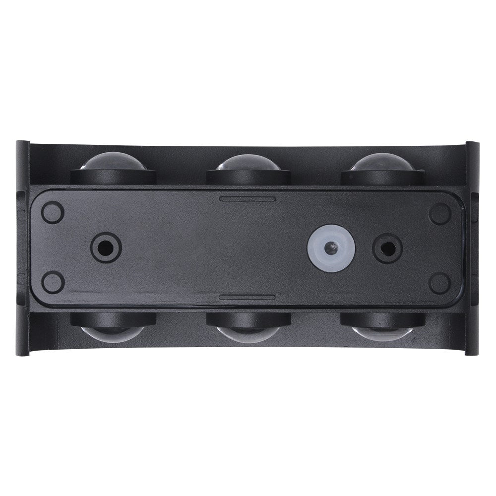 LED outdoor wall light ULT, 6x1W, 120°, 3000K, IP65, black