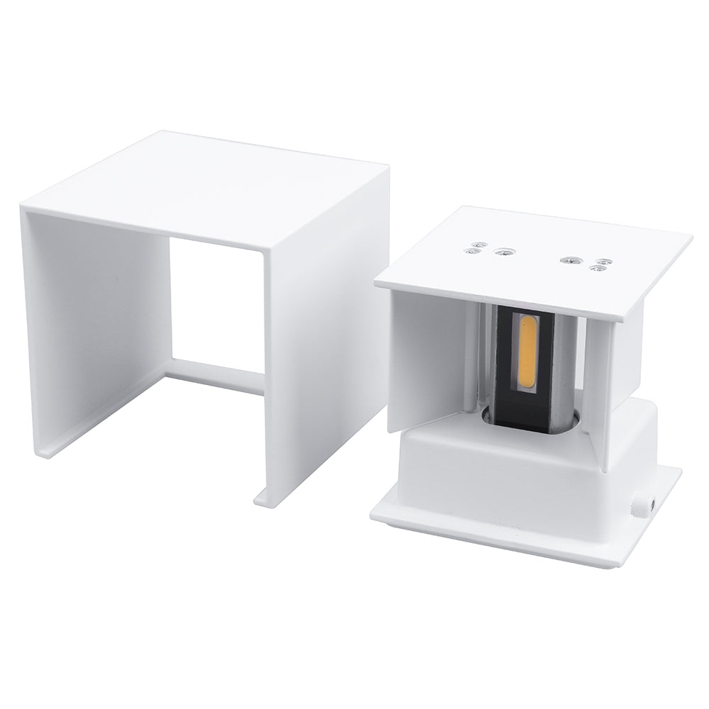 LED outdoor wall light ULT, 7W, 180°, 3000K, IP65, white