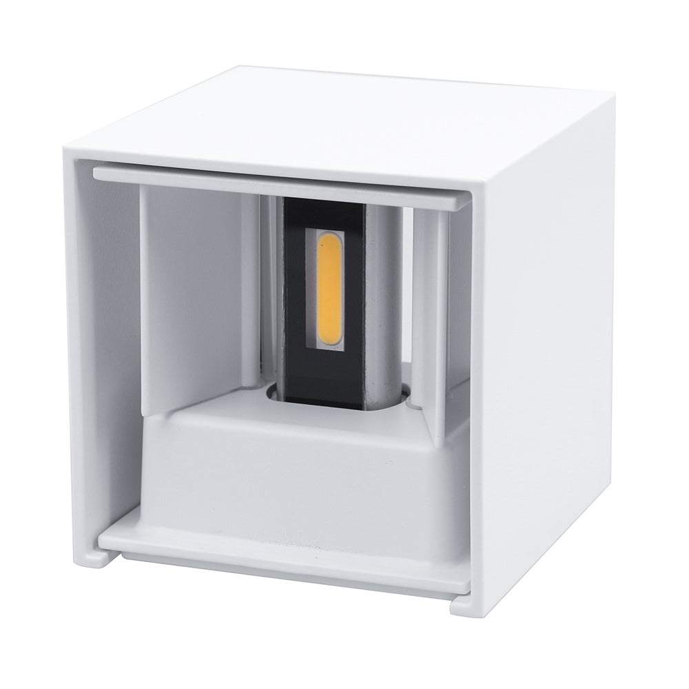 LED outdoor wall light ULT, 7W, 180°, 3000K, IP65, white