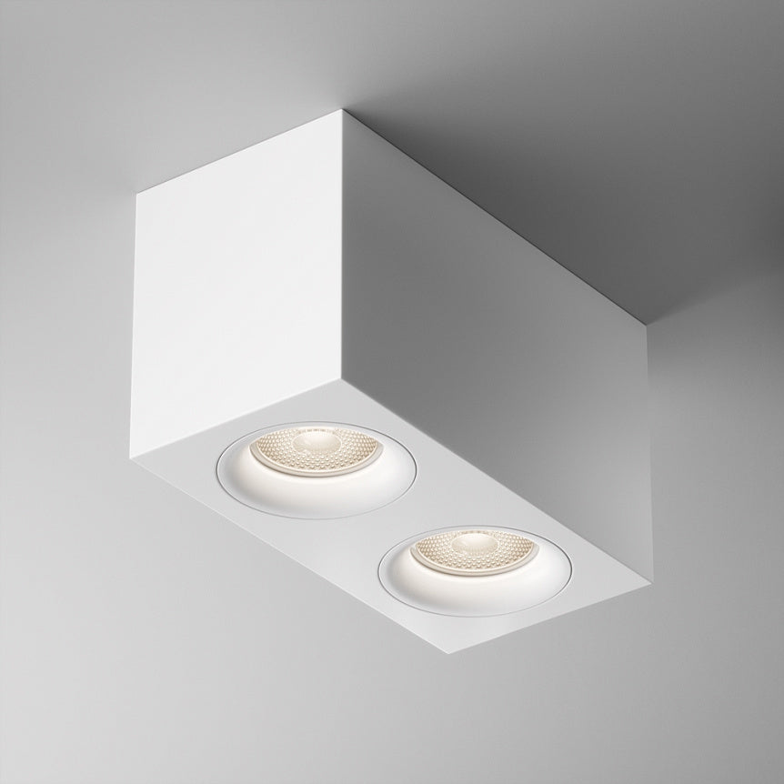 Surface light SLIM rectangle ULT MR16, 100x115x200mm, white