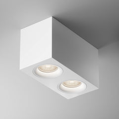 Surface light SLIM rectangle ULT MR16, 100x115x200mm, white