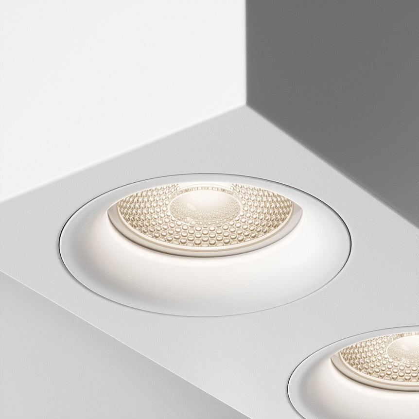 Surface light SLIM rectangle ULT MR16, 100x115x200mm, white