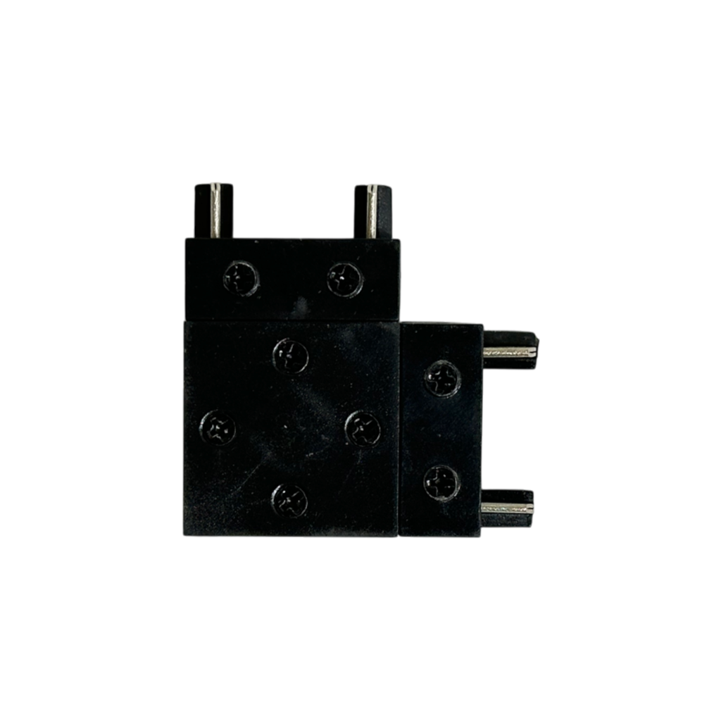 Ultra Slim Magnetic Rail Connector  90° Surface mounted