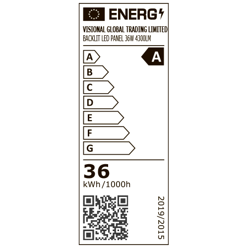 LED Panel OLLO EXCLUSIVE, 36W, 4000K, 4300lm, 120°, 600x600x28mm, white